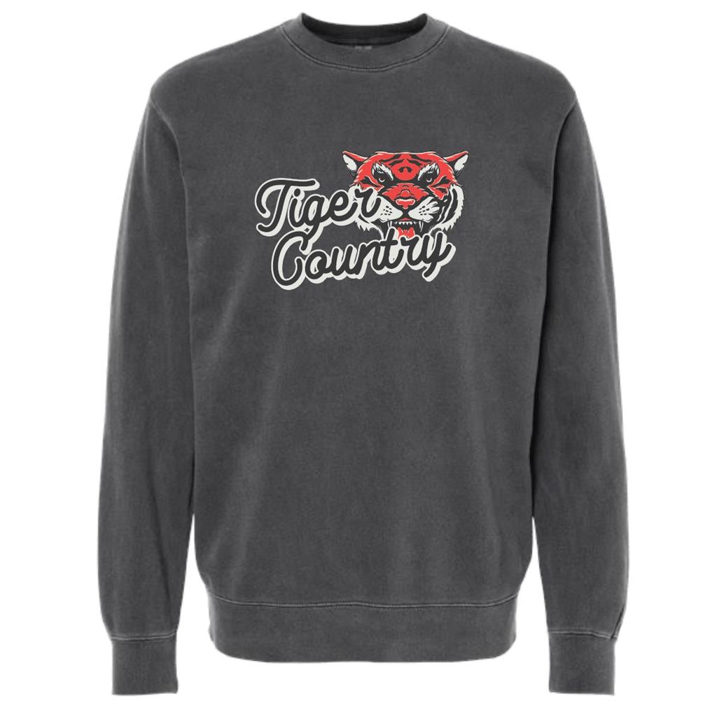 Tiger Country Unisex Crewneck - Pepper Gray