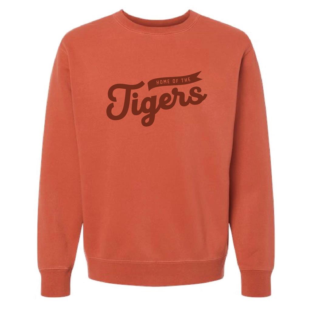 Home of the Tigers Unisex Crewneck - Amber