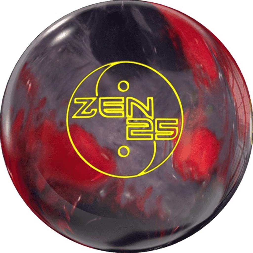 900 Global PRE-DRILLED Zen 25 Bowling Ball - Red/Silver/Black 