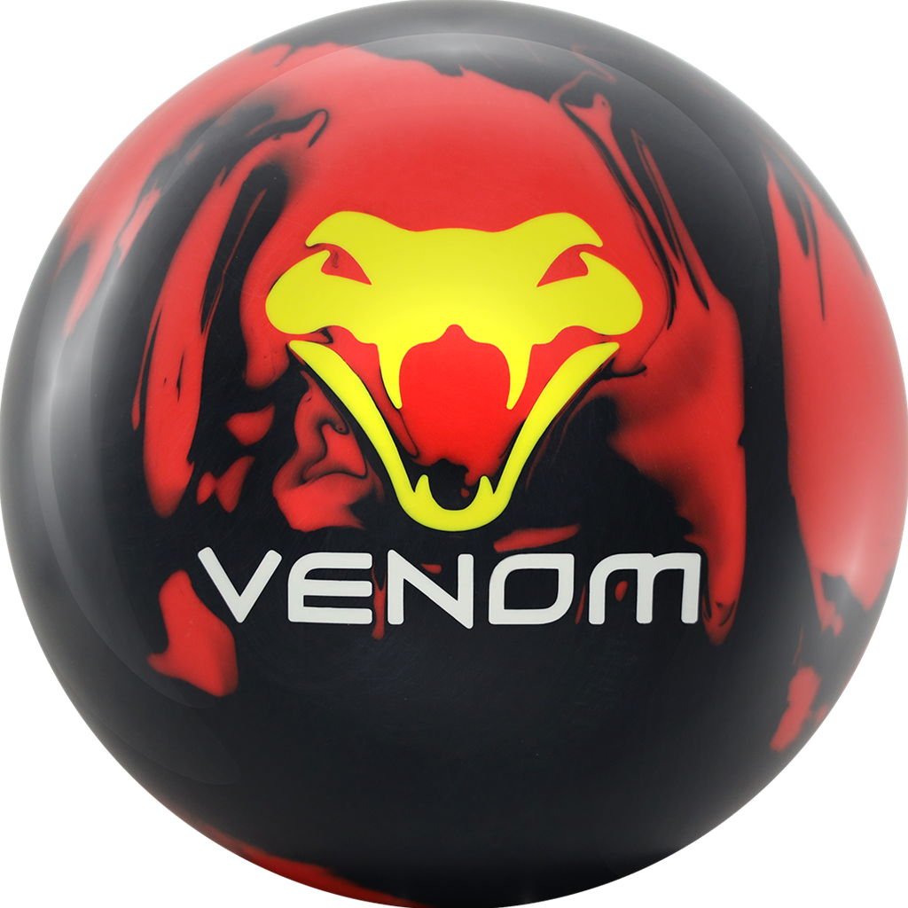 Motiv Lethal Venom Bowling Ball- Black/Red