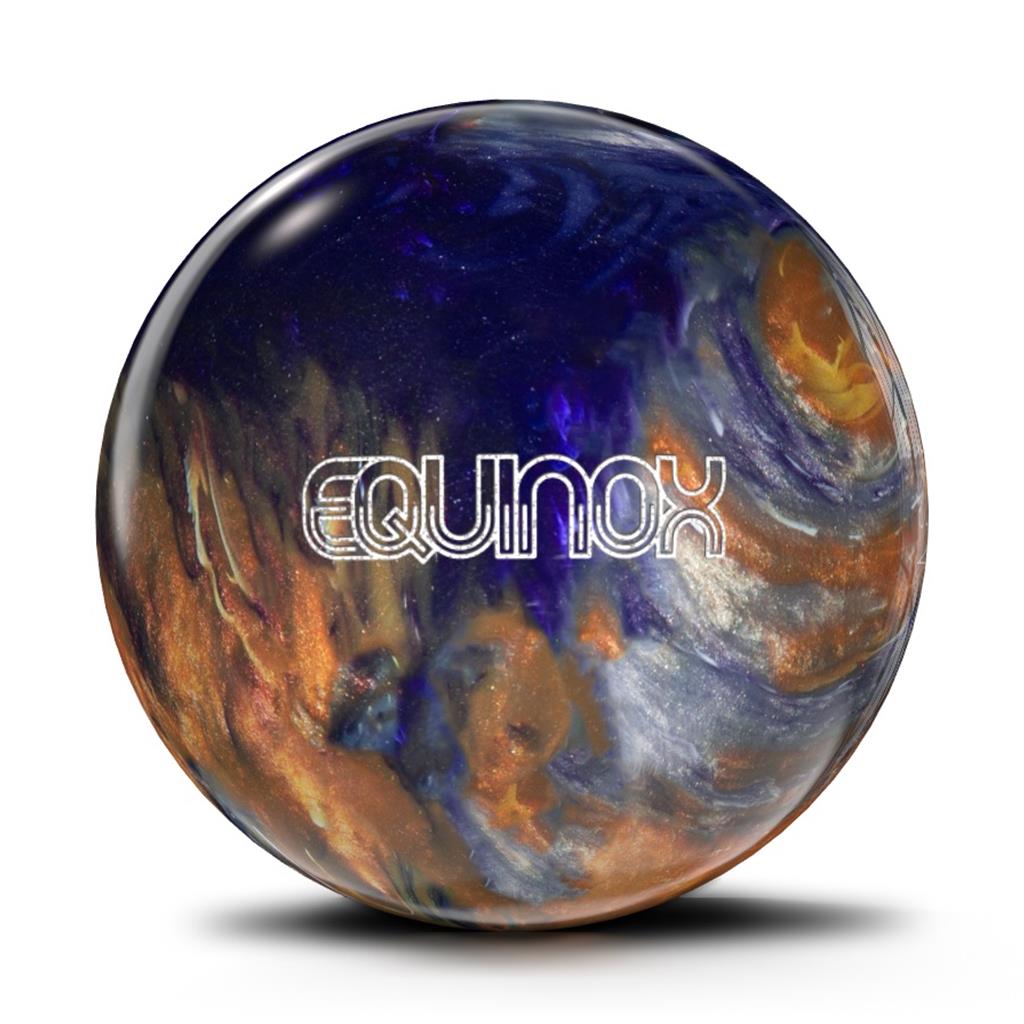 Storm PRE-DRILLED Equinox Bowling Ball- Goldenrod/Deep Violet/Chromium