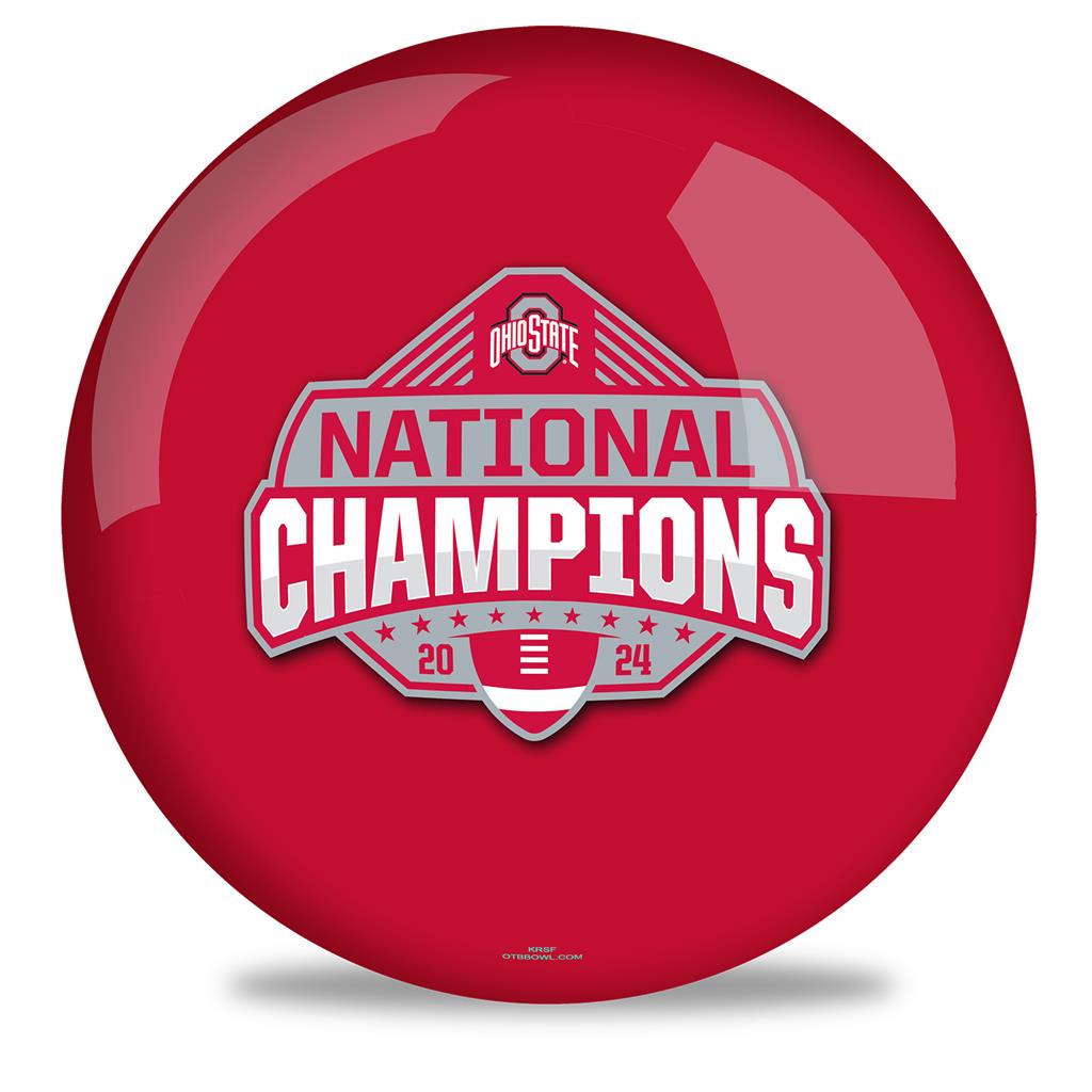 Ohio State National Championship Bowling Ball - Red