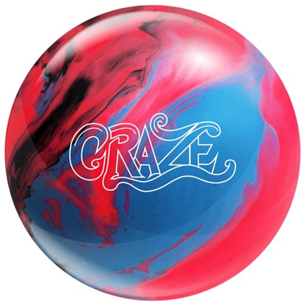 Swag Craze Pearl Bowling Ball - Sky Blue/Pink/Black