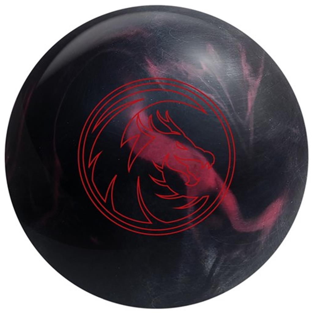 Swag Black Dragon Bowling Ball - Black/Red