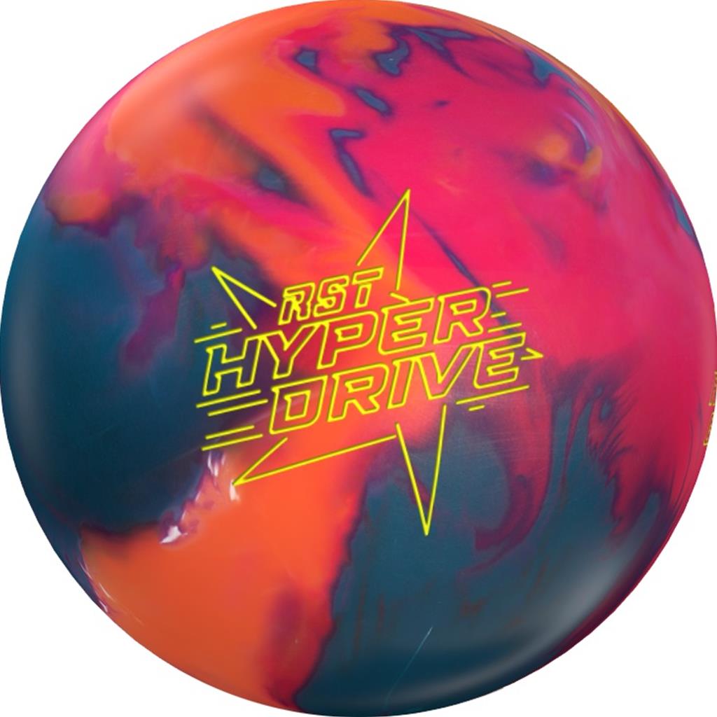 Roto Grip PRE-DRILLED Hyperdrive Bowling Ball- Mango/Magenta/Royal